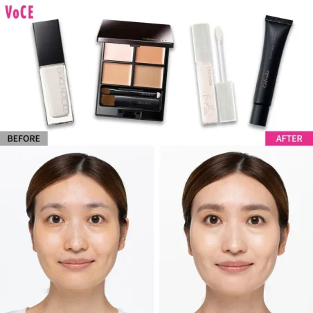 VOCEウェブサイトにて、金澤美保がメイク解説をする、40代の【くすみ消しメイク】時間が経ってもくすまないベースメイク術を解説！が、公開されました。