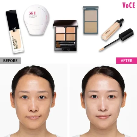 VOCEウェブサイトにて、金澤美保がメイク解説をする、40代のための【たるみ消しメイク】目元・フェイスラインをスッキリ見せるベースメイク術が、公開されました。